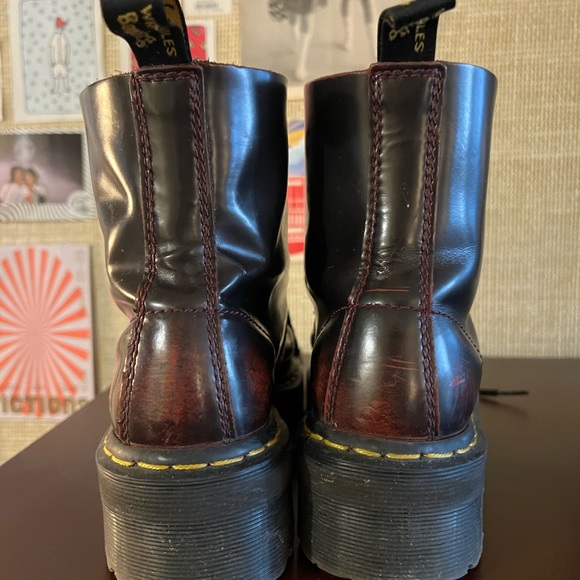 Cherry Arcadia Platform Sinclair Boots by Dr. Martens! - Picture 2 of 4